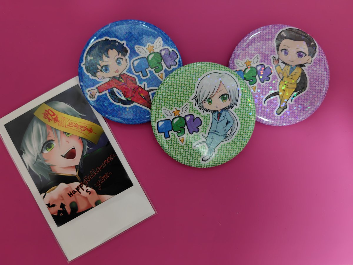 kashiro_Unify's tweet photo. #TSKLights

購入した、缶バッジが届いた！
ありがとうございます！！
しかも、ランダム、夜天くん。

皆瀬さん、カヲルさん、周さん
素敵な品物ありがとうございます！
大事にします🙏 https://t.co/QmSx4UWvlq
