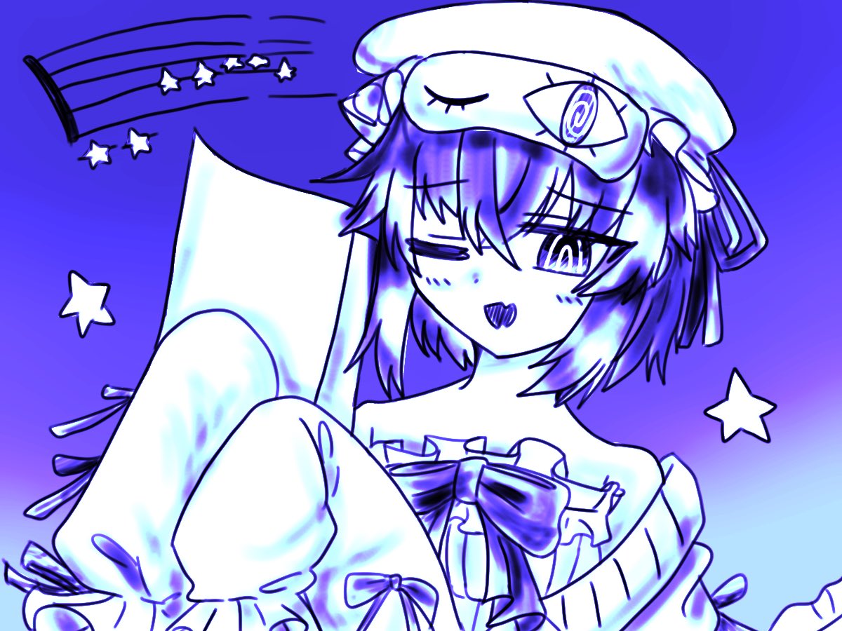 ayaha3838's tweet photo. (よそのキャラクターさんの絵)
バザー購入感謝…！ https://t.co/07rJk0isn3
