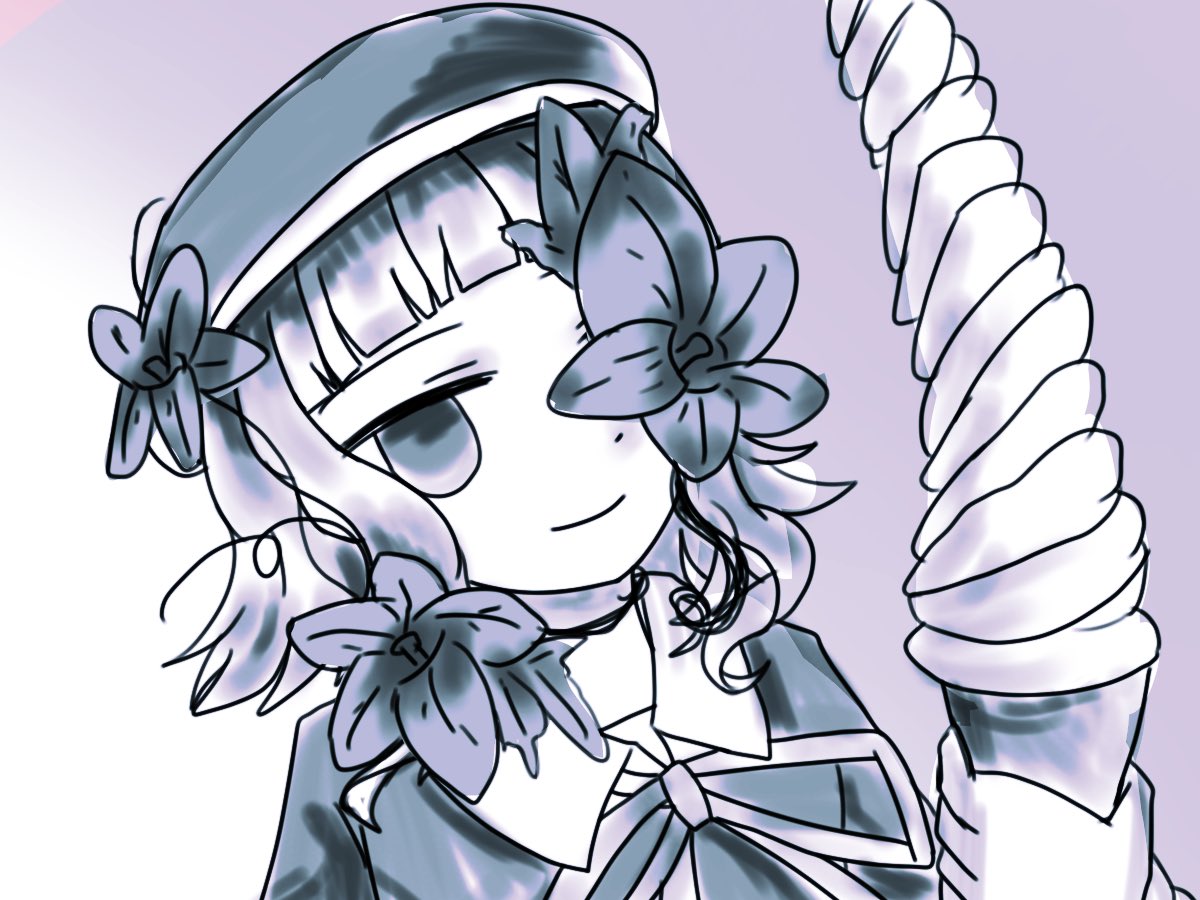 ayaha3838's tweet photo. (よそのキャラクターさんの絵)
バザー購入感謝…！ https://t.co/07rJk0isn3