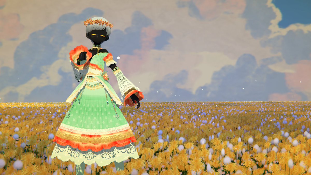 oioimo829's tweet photo. アルチーナ・キルケさんのドレス！装飾が細かくてお花畑や花冠系のアクセサリーがむちゃくちゃ似合う～！ https://t.co/MMFa1pTPNc