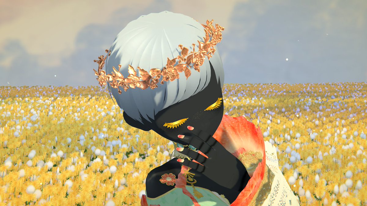 oioimo829's tweet photo. アルチーナ・キルケさんのドレス！装飾が細かくてお花畑や花冠系のアクセサリーがむちゃくちゃ似合う～！ https://t.co/MMFa1pTPNc