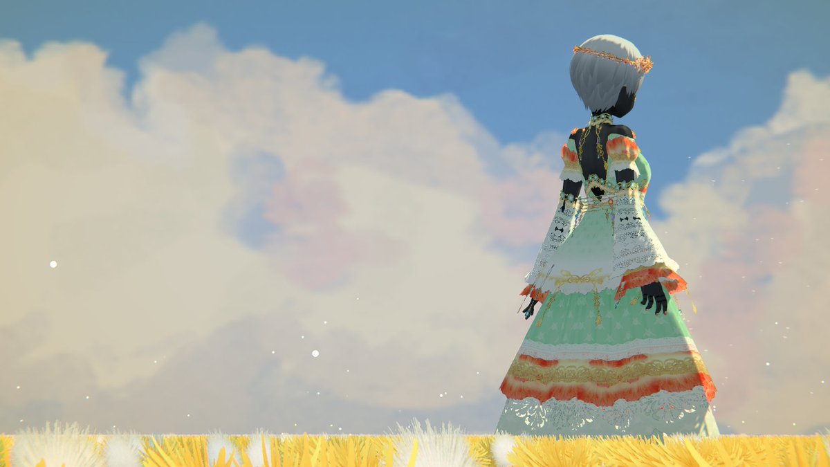 oioimo829's tweet photo. アルチーナ・キルケさんのドレス！装飾が細かくてお花畑や花冠系のアクセサリーがむちゃくちゃ似合う～！ https://t.co/MMFa1pTPNc