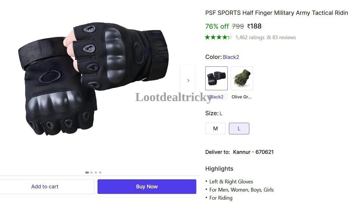 labhsingharya's tweet photo. 🔥 Half Finger Military Army Tactical Riding Gloves ||#Flipkart|| ₹188
🔗 https://t.co/ywM5TJ9gmb
#Gloves #Riding #Tact https://t.co/RWAf3eGKzz