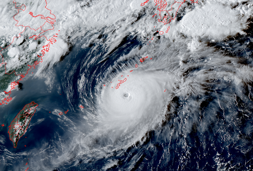 pacific_o's tweet photo. 台風26号　Typhoon カテゴリ【3】940.7mb/119.8kt　［27日16時40分現在値］ https://t.co/0DZKxGMjvD