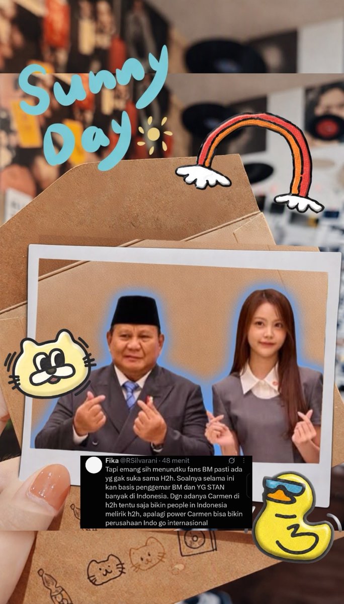 starfess's tweet photo. -star hay antek antek asing 😆 giliran carmen foto sama wowo pura2 gak liat 🤣 standar ganda sekali ni fandom. untung aja bm anaknya baik2 😍 https://t.co/kAXuLuurbZ
