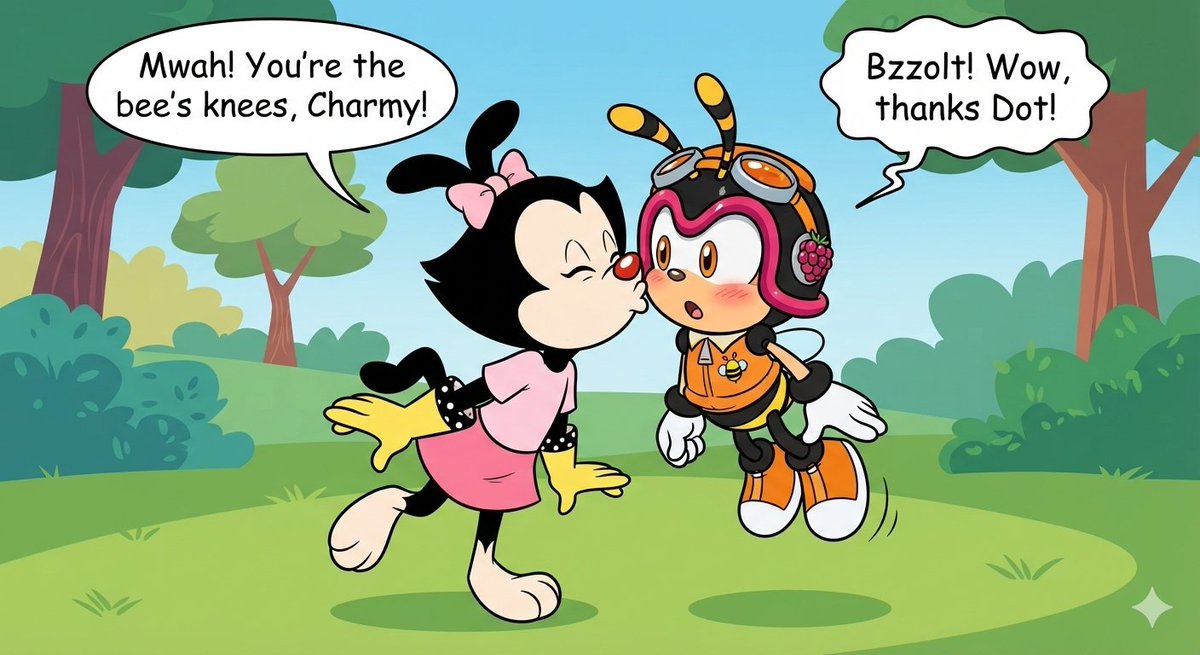 TommyHo46439136's tweet photo. Dot Warner X Charmy the Bee
#CartoonNetwork #Animaniacs #SonicX @SonicXFrames #SonicTheHedgehog #DotWarner #CharmyTheBee https://t.co/L6Kbsyh1fM