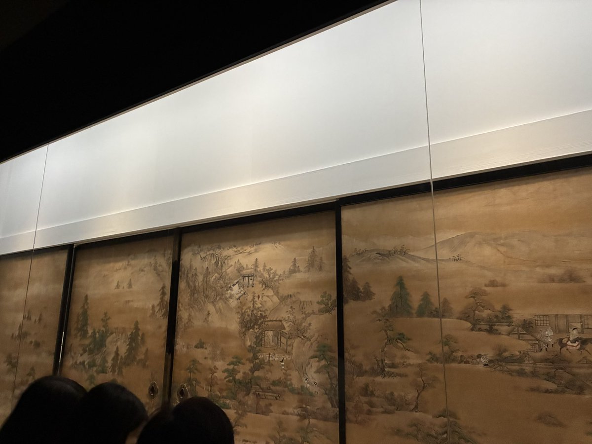 cyarii_h's tweet photo. 東京都美術館の大英博物館展、4つの所有者が散り散りになった襖絵だけが撮影可で1つは大英博物館。もう1つはボストン美術館。残り2つは青森県中泊町の地元名士(宮越家)の所有。

宮越家の方は通常だと春秋の2回だけ一般公開やるらしい。ちなみに中泊は太宰治実家であった斜陽館よりもう少し北へ行った所です。

また青森行く理由付けができたなw