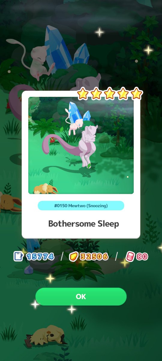 valentinedex's tweet photo. A dreamlike sleep research. Mewtwo and Mew together. 💤 #pokemonsleep https://t.co/TNdSnda8Wt