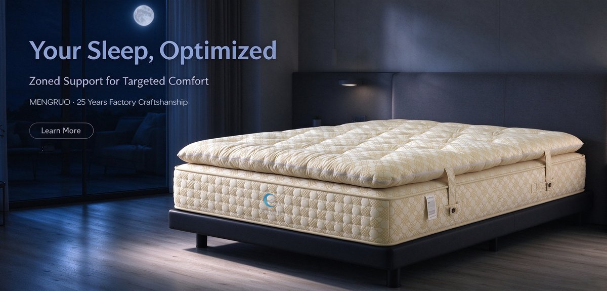 MengruoMattress's tweet photo. Upgrade your sleep quality tonight! 🌙 Experience the ultimate comfort with our Zoned Support Mattress. Designed for targeted relief and ergonomic support, so you wake up refreshed. 🛌✨
#MattressUpgrade #SleepOptimization #ZonedSupport #MengruoMattress #ComfortZone #OEM #ODM https://t.co/hdao2jaUv3