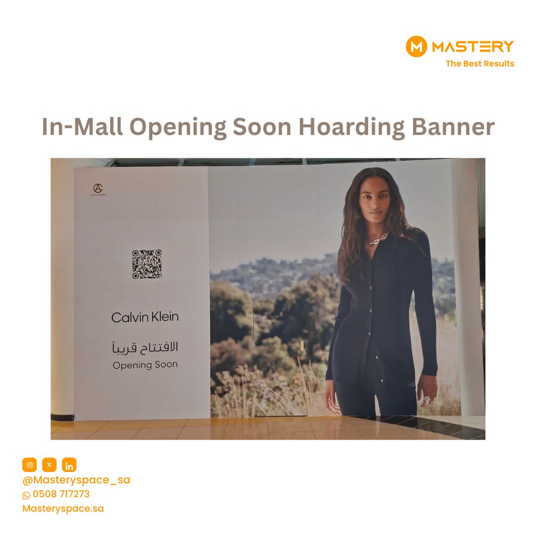 masteryspace_sa's tweet photo. Another New Store. Another Bold Presence.

Once again executed in-mall banner branding for a new store opening — from print to final installation, delivered with precision.

#DigitalPrinting #StoreBranding #Mastery #openingsoon #banner https://t.co/cTVMxlXUWx
