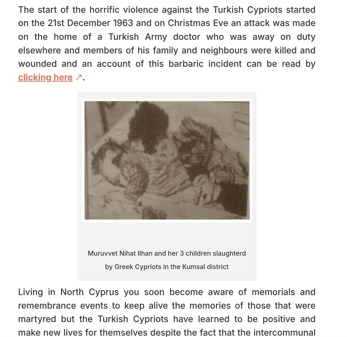 SayariAhmet's tweet photo. @Mish_K_ Turkish forces are in Cyprus to protect Turkish Cypriots from massecre https://t.co/bew5P6vVLc