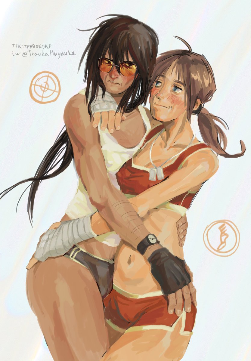 TravkaHuyavka's tweet photo. Tf2 yuri slop #tf2 https://t.co/iFYs5vhZE9