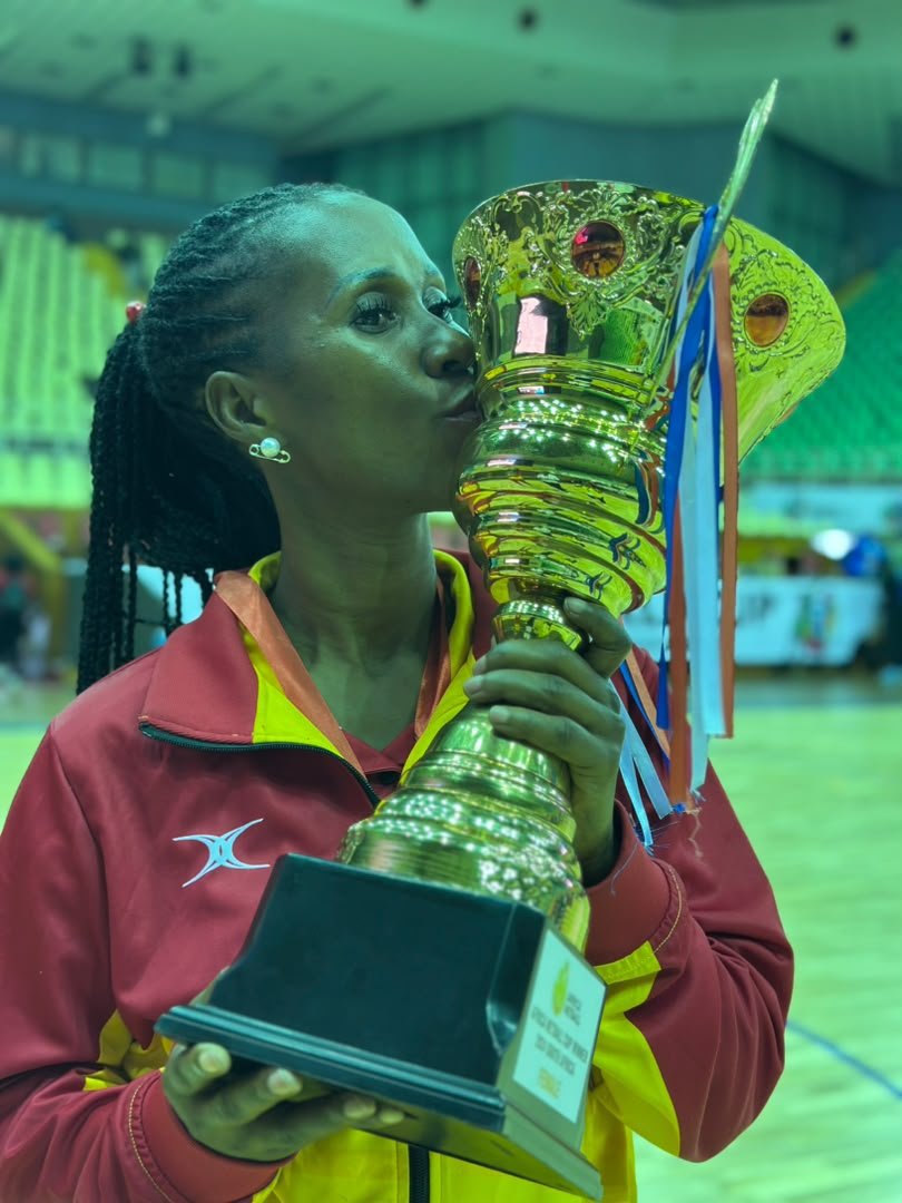 cpmayiga's tweet photo. During this most sad moment in Uganda (following the recent deaths of icons), the news of the She Cranes victory at the Netball Africa Cup in Nairobi, beating South Africa 56 - 53, is such a BIG consolation!!!!!!

Congratulations our girls....you always find that special moment to make Uganda smile 😃 👋🏾👌🏾👏🏾💪🏾!!!!!!CPM.