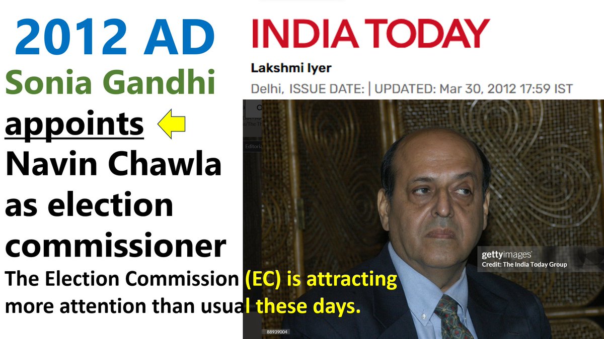 aSATYAMvadh's tweet photo. 2012 AD
SONIA GANDHI APPOINTS NAVIN CHAWLA AS ELECTION COMMISIONER.

and long before her,

DYNASTY GAVE POSITIONS TO THOSE WHO ENSURED UNBRIDLED MUSLIM GHUPAITH INTO INDIA.

Why is the Shehzada baying for the resignation of the Chief Election Commissioner?

Here is the long-cherished Desire_of_the_Dynasty!!

Fakhruddin Ali Ahmed, then a top Congress leader, once admitted that for the sake of votes, the Muslims from India’s neighbouring countries like East Pakistan, now Bangladesh, were brought to Assam. He said that the Congress did it purposely because “we wanted to retain Assam.”
- Source: Illegal migration in India (https://t.co/gXpdWXMapq

) by Kuldip Nayyar

Dev Kant Barua, who speaking about the importance of Bangladeshi Muslims and tribal plantation labourers for success at the hustings for the Congress party in Assam once said, “As long as the Alis and coolies are with the Congress party, it did not care for anybody.“
- Source: Corruption in India : An Exercise in Perpetuity, VS Shekhawat

Anwara Taimur – because of the smuggling of Bangladeshis on to voters’ lists in whose constituency the entire Assam movement had begun was sworn in as member of Rajya Sabha on 4 June 2004!
- Source: Governance and the sclerosis that has set in, Arun Shourie
-
“A detailed study” was completed by the IB and the Home Ministry in 1992:
It estimated that even by then the number of illegal migrants from Bangladesh was anywhere between 1.5-2 crore. Govt. ordered that the report be kept secret.
– Source: Governance and the sclerosis that has set in, Arun Shourie

SY QURESHI COULD COUNT ONLY 150 BANGLADESHIS!
“In order to locate 150 Bangladeshis, 8 crore people were harassed, and lakhs of voters were removed from the electoral rolls. Has this exercise met its desired objective? Was it a right thing to do? Not at all.” 
- SY Qureshi, Former Chief Election Commissioner

AND,

A PLANNED GHUSPAITH SINCE 1945

Shillong 
The 25th March, 1945. 

My dear Nawabzada Liaquat Ali Khan Saheb, 
You may have read in the press or heard on the radio about the political development in Assam recently. I want to apprise you of the full details of the situation and also to secure advice on one point. These political events must be studied in their proper background which I detail as under: 
………
I can assure all the Moslem Leaguers that the interests of the Moslem immigrants into Assam are safe in my hands and settlement with them is going apace. In the 4 lower districts of the Assam Valley these Bengali immigrant Moslems have quadrupled the Moslem population during the last 20 years. 

Yours sincerely, 
S.M. Saadulla 
Nawabzada Liaquat Ali Khan, 
Guli Rana, 15, Hardinge Avenue, New Delhi.
Source: Syed Saadulla’s letter to Liaquat Ali Khan, Dt. 25 March 1945, Saadulla Papers, Sub-File 7, NMML, New Delhi, in Burden of History, Udayon Misra

@nramind @suhasinih @warispathan @asadowaisi @ECISVEEP @RSSorg @BJP4India @gupta_rekha @sambitswaraj @SudhanshuTrived 
@GoldDusters @monidipadey @vhpsaurashtra @VHPDigital @TajinderBagga @AmitShah @DrSJaishankar @rajnathsingh @smritiirani @23pradeepsingh @ajaykraina @AlphaVictorVA @prinstaz @Bholenath @satyanveshan @MumukshuSavitri @TIinExile