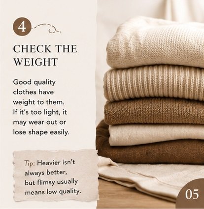 FYWardrobe69's tweet photo. Save this for your next shopping trip 🛍️ 

#fromyourwardrobe #FashionTips #QualityMatters #fabricQuality #CheckBeforeBuying https://t.co/OevgU98LaB