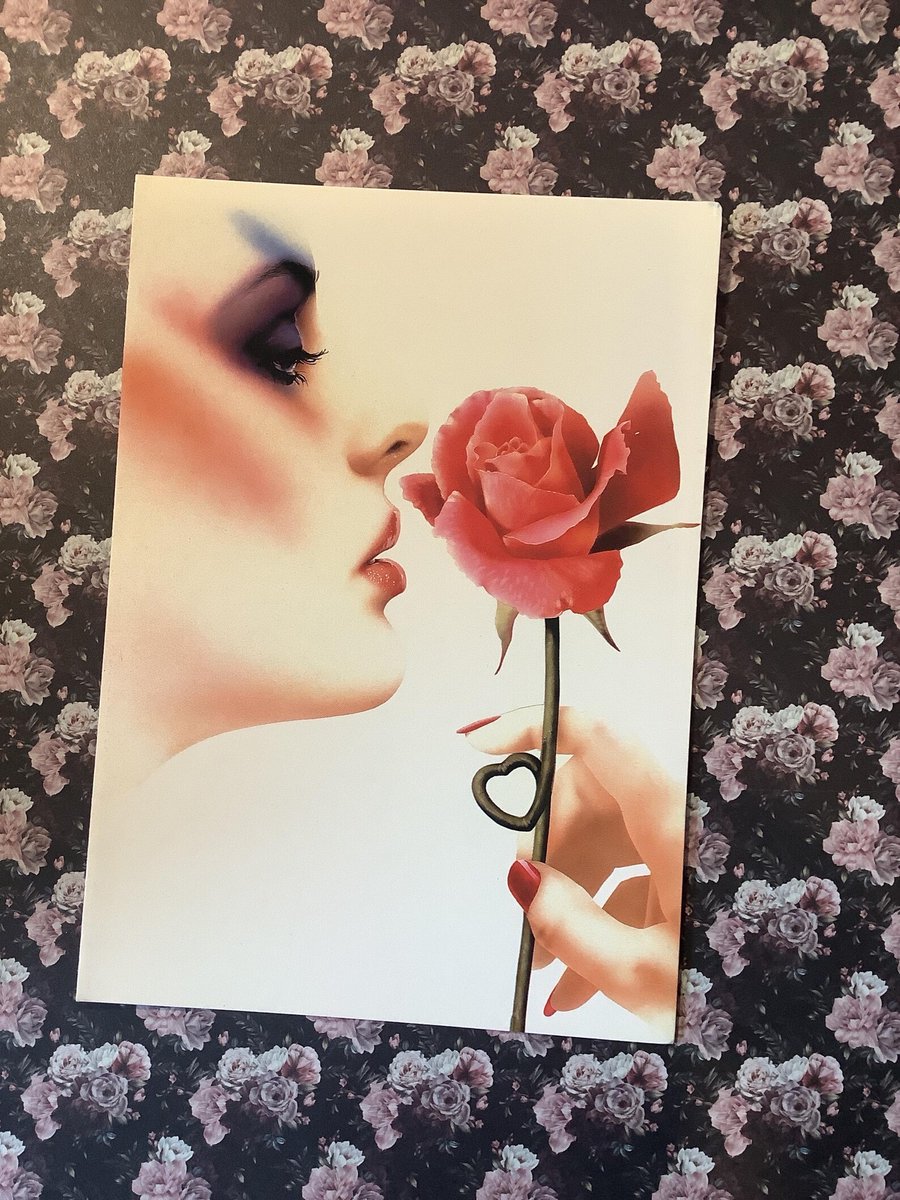 WatsonsVintage's tweet photo. NEW LISTING - What a FABULOUS 80s Design! Extremely RARE 1980s Vintage Athena Blank Greetings Card - 80s Woman & Rose Design 'Forget-Me-Not' by Artist, Syd Brak - Keep, Send or Frame https://t.co/d93cazsQNg via @Etsy #VintageCards #80sArt #SydBrak #AthenaCards #GreetingsCards #BlankCards
