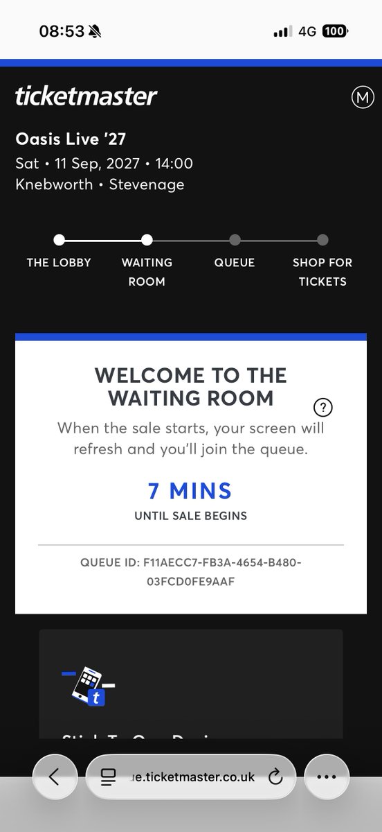 Malravenous's tweet photo. What the hell is this about ffs @oasis @Ticketmaster https://t.co/0c6r9SBDP3