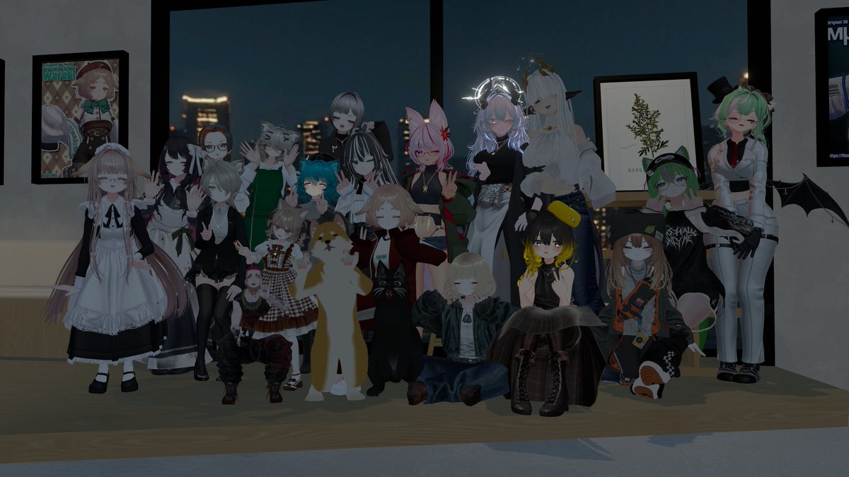 shushu_44's tweet photo. 昨日の #Bemolle_VRC のお写真 https://t.co/jZrZyqNFHe