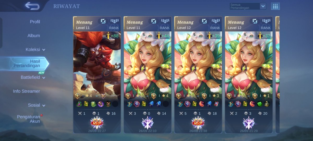 willzstoreml's tweet photo. 27-09-2026 
Testimoni Joki Akun Legend 25 ⭐ (WS 16x)
Legend 5 ⭐ 1 Ke Mythic Grading
Req : Support

Yang mau Joki ML / Joki Akun Bisa Langsung WA ya :
Epic 4K / ⭐
Legend 5K / ⭐ https://t.co/reltn5pwGG
