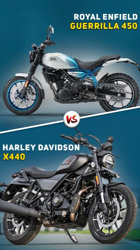 GaRubi3's tweet photo. Royal Enfield Guerrilla 450 vs. Harley-Davidson X440: An Amazing Comparison. Which one is your favorite? https://t.co/StgJp0vTnt