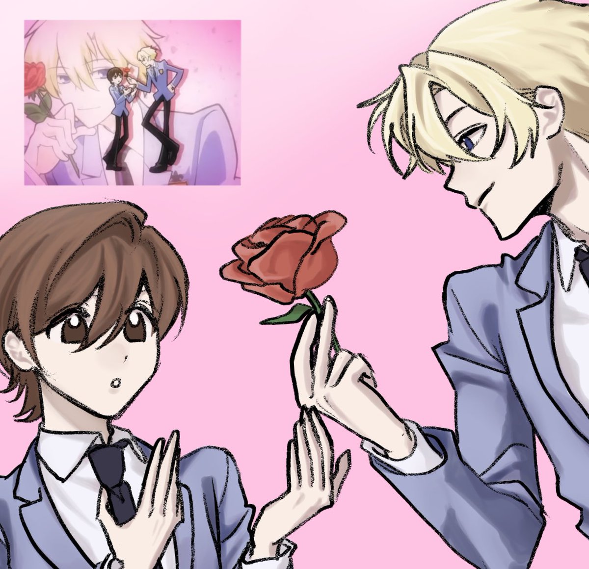 orukide's tweet photo. WIP 🥀✨
#桜蘭高校ホスト部 https://t.co/ltN1fFo9lr