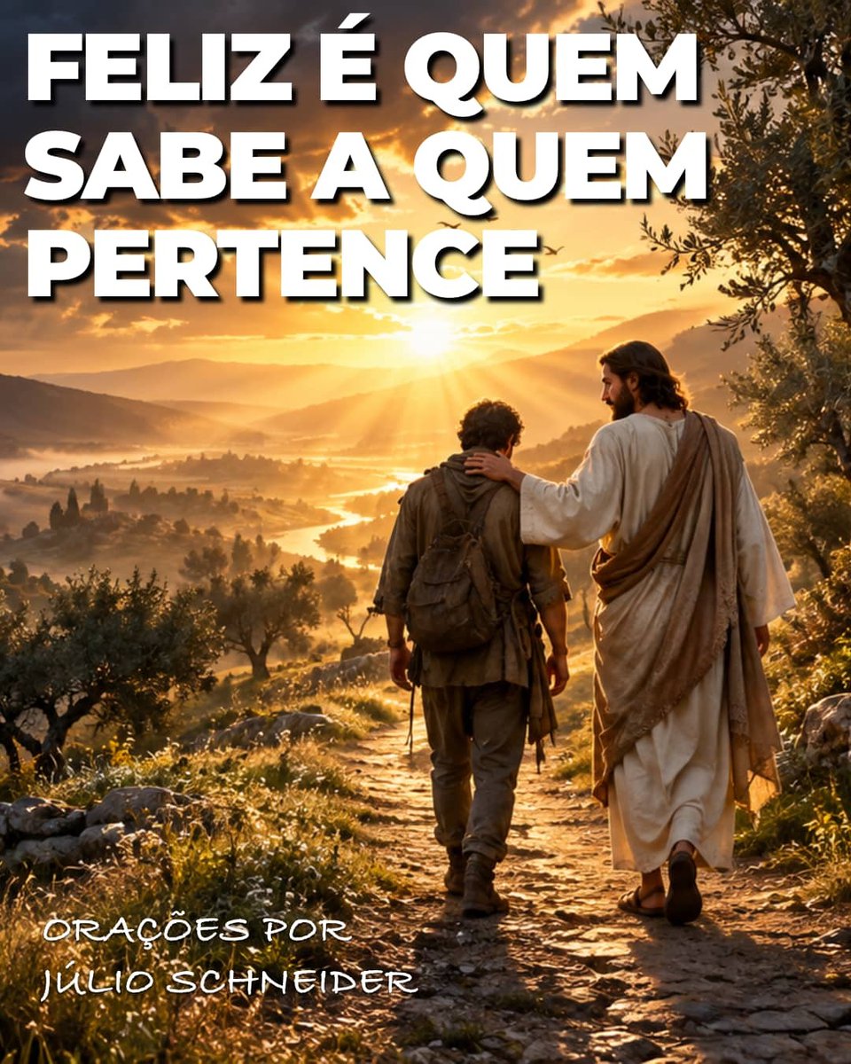 juliovschneider's tweet photo. Oração do Dia: Feliz é Quem Sabe a Quem Pertence.
No link: https://t.co/LKteHB2cZR

Talvez você esteja cansado, esperando ou enfrentando uma luta. Ainda assim, continua sendo filho, amado e guardado. Você não caminha como órfão. Você tem um Pai.

#OraçãoDoDia #Fé #FilhosDeDeus https://t.co/dRtwNbrD04