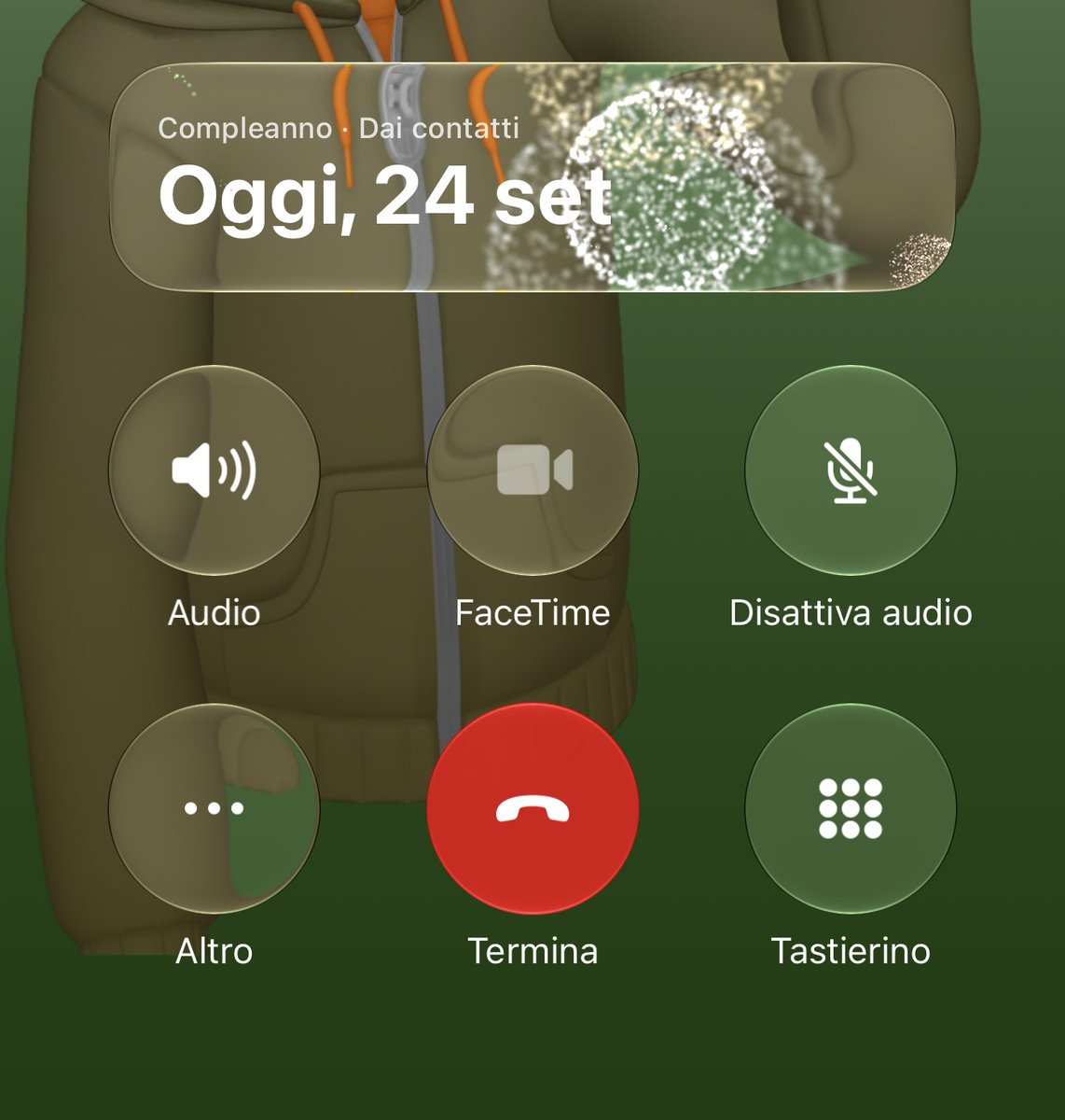 DenisGargano's tweet photo. Che carino il promemoria del compleanno in chiamata su iOS 27 🎉 https://t.co/JMILh7292d