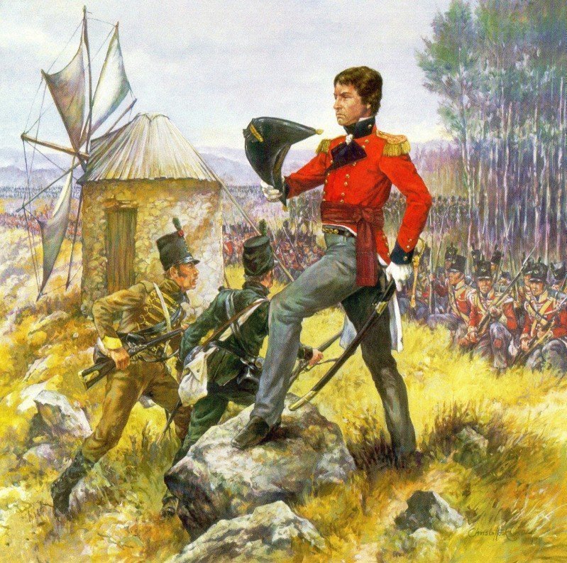 mcribbHistory's tweet photo. Fought #OnThisDay 27 Sept 1810 the Battle of Buçaco (Bussaco).

Wellington's Anglo-Portuguese army held an indomitable position against Massena's larger army (including Ney).

Through savage fighting, attacking columns were pushed back time &amp; again. https://t.co/XZkhVLs9lv