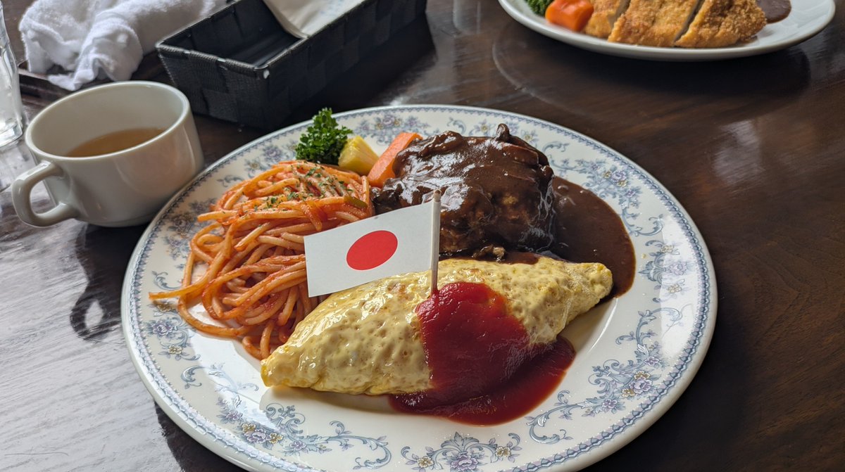 yykco's tweet photo. 松本散策　おきな堂でランチ
大人の洋食セット　プリン
美味しかった〜 https://t.co/uAWB6j4cZ9