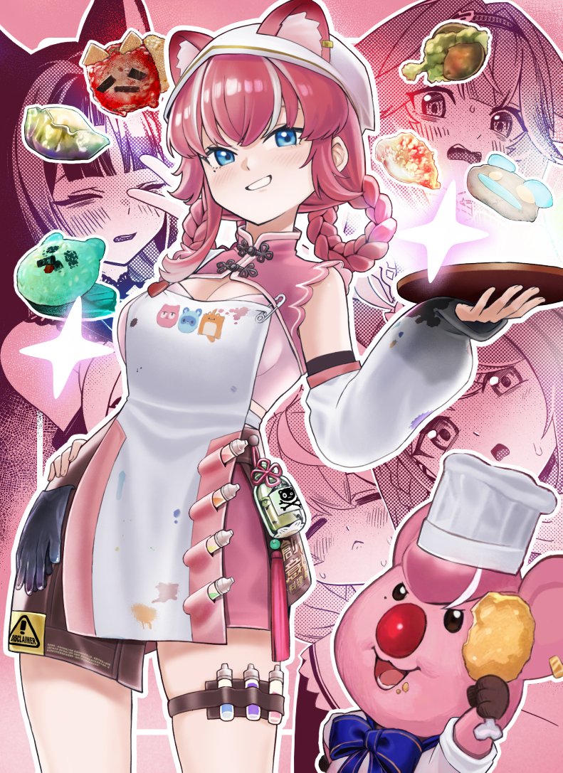 bird09_art's tweet photo. 【煌kirali】子午御用阿基師(自稱)

為什麼料理會散發七彩的光芒 !?🌈

嘿嘿！我加了是大量的色素！.....😨

#KiraliArt https://t.co/AXz1GOmlUB
