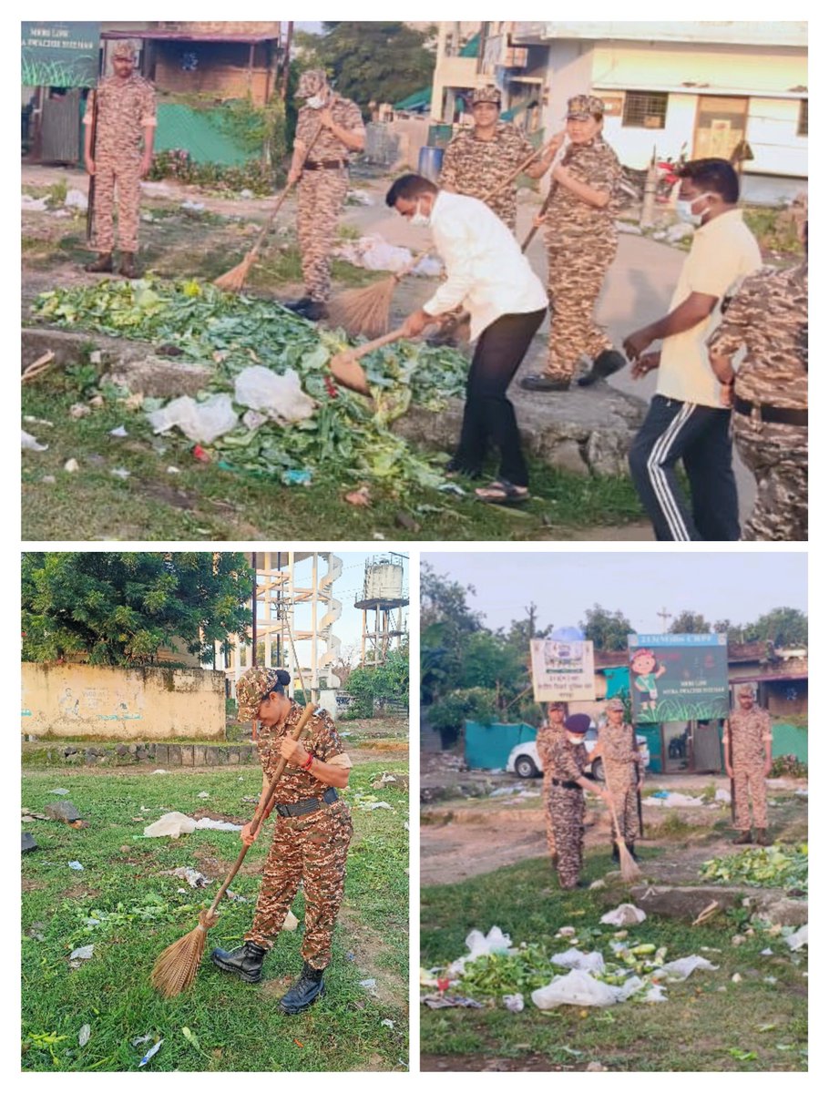 comdt213's tweet photo. Special Campaign 6, Swachhata Hi Seva "Cleanliness with Public Participation for a Cleaner India"
@crpfindia 
@MoHUA_India 
@PMOIndia https://t.co/R0VfmvQbpO