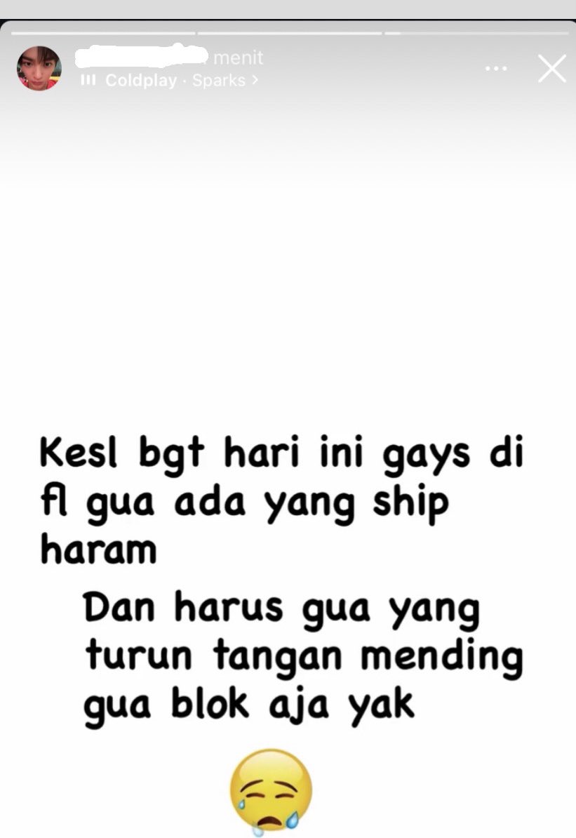 imkaisy's tweet photo. enih lanjutannya, padahal gue dah bilang itu jokes (?) TRS PAS SG NYA GUE LIAT GUE NYA LGSUNG DI BLOK WTF😭 https://t.co/1utHY0RmvL