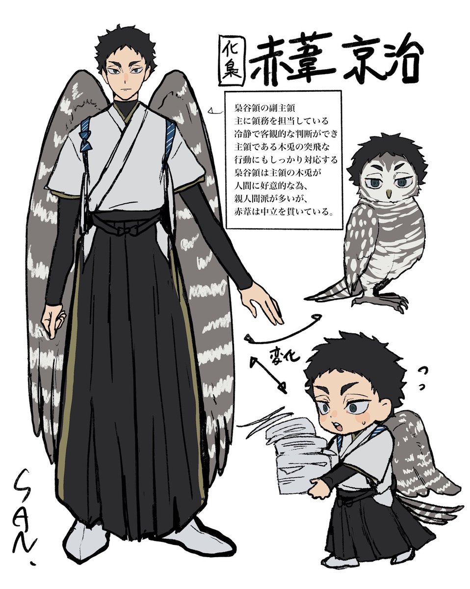 _san_shou's tweet photo. 妖狐パロ⑧

🦉谷領の面々～ https://t.co/pxmb1KMoZv
