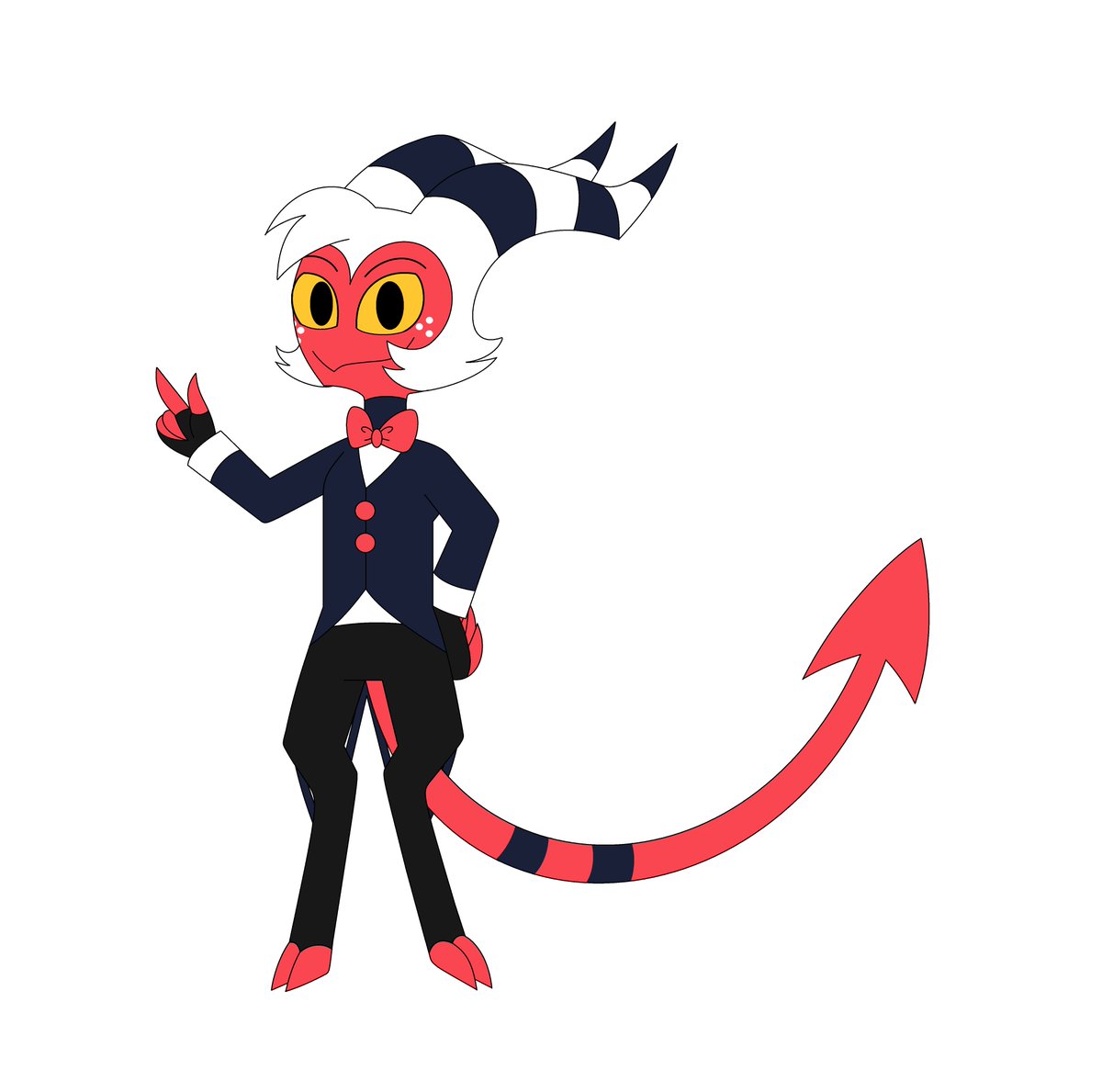 DracoGatorZ's tweet photo. Moxxie Knolastname is a character from Crocogators!. He is a Imp who is an assassin at I.M.P and Millie's husband. He originates from Helluva Boss.
#Crocogators #Moxxie #HelluvaBoss https://t.co/Hsfz6o0Nmz