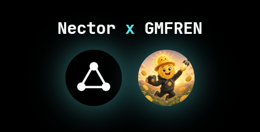 nectorchat_'s tweet photo. We're excited to announce that Nector is partnering with @gmfrenmeme 

Through this partnership, GMFRENS community members will be able to trade Solana NFTs P2P using Nector’s non-custodial escrow.

Instead of sending an NFT or SOL directly to someone you don’t know, Nector keeps the trade protected by smart contracts until both sides complete the deal.

GM!