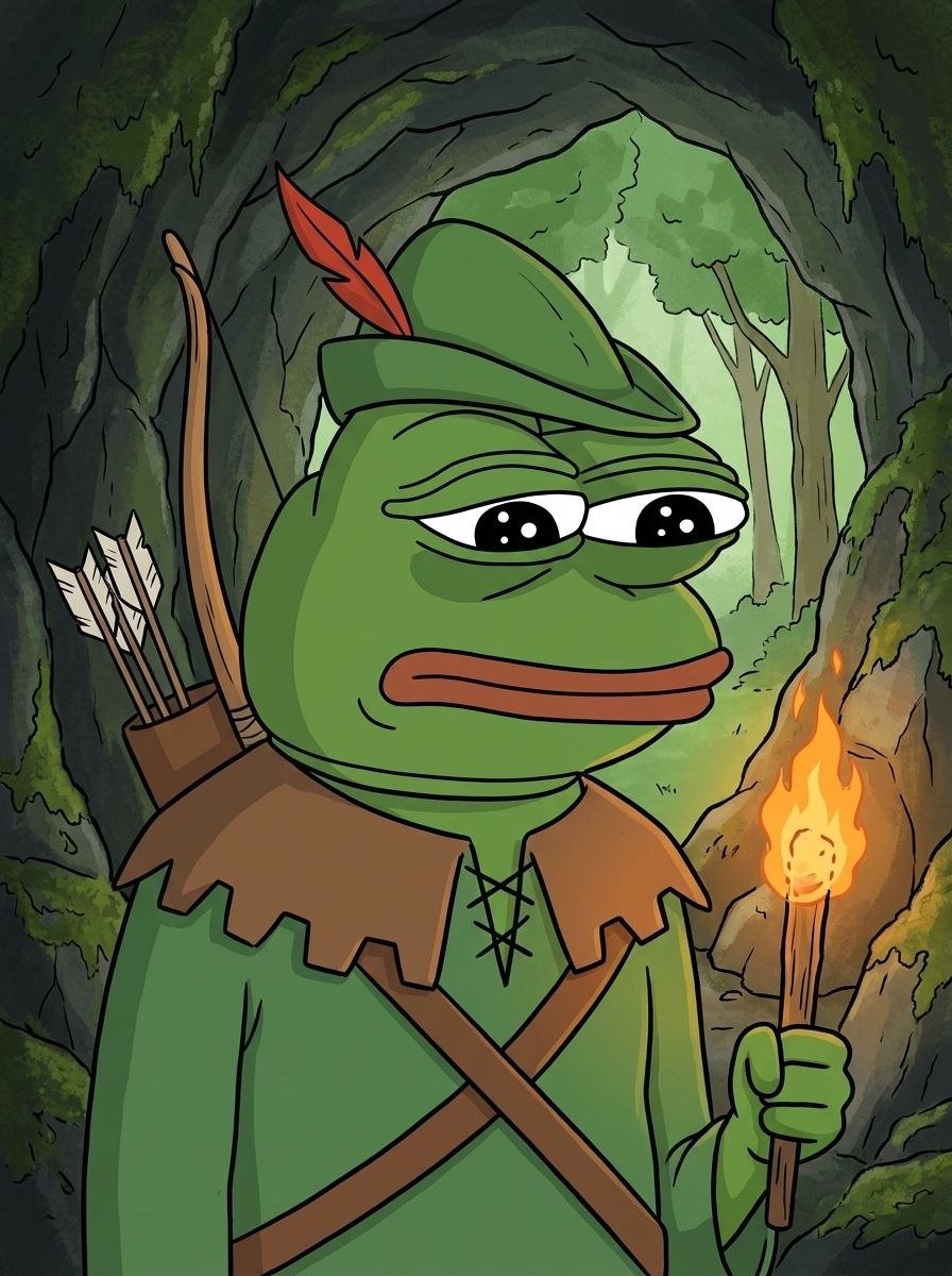 RobinPepeCoin's tweet photo. Every cave in the old wood has something at the back. This one is his problem now. https://t.co/JBLMyGKeOk