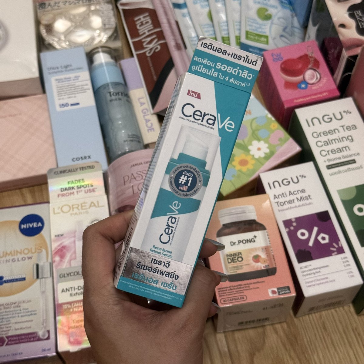 thtynmn's tweet photo. #cerave retinol serum 300
#loreal glycolic bright มาส์กชมพู 200
#ingu green tea calming cream 100ml 600
Anti acne toner mist 300
#ส่งต่อสกินแคร์ #ส่งต่อคสอ #ส่งต่อคสอมือ2 #คสอมือสอง #ส่งต่อเครื่องสำอาง #ส่งต่อเครื่องสําอางมือสอง https://t.co/XBTrZAbbGu
