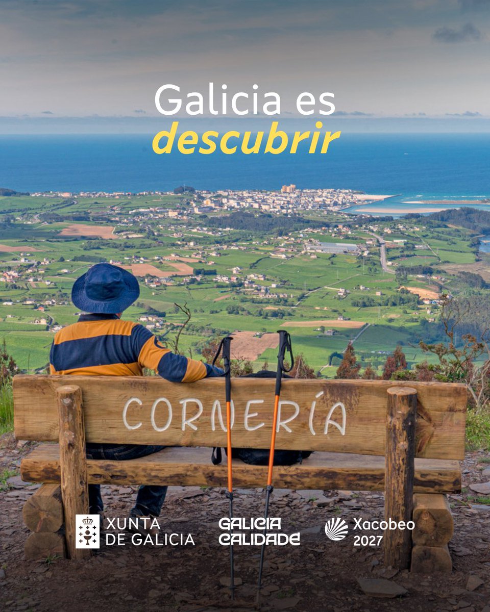 Turgalicia's tweet photo. Viaxar a Galicia é descubrir, compartir, saborear, camiñar e, sobre todo, sorprenderte.

Feliz Día Internacional do Turismo!

Viajar a Galicia es descubrir, compartir, saborear, caminar y, sobre todo, sorprenderte. 

¡Feliz Día Internacional del Turismo!

Travelling to Galicia means discovering, sharing, tasting, walking and, above all, being surprised.

Happy World Tourism Day!