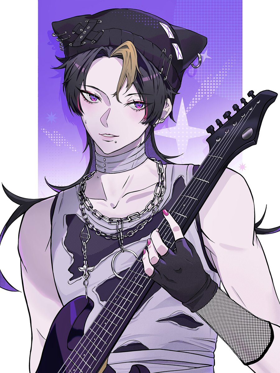 kakki0_oi's tweet photo. #YaminoArt Shade🎸 https://t.co/dejNHOgKyn