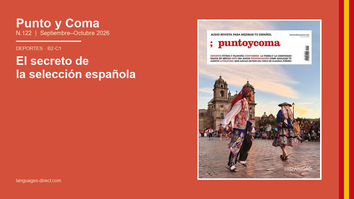 languagesdirect's tweet photo. España ganó el Mundial 2026 — pero ¿cuál fue su secreto? ⚽🏆

Punto y Coma N.122 desvela lo que la selección española guardó celosamente hasta la final. Español auténtico para B2–C1. → https://t.co/71O1hWvKAv
#FútbolYFilosofía #PuntoYComa #AprenderEspañol https://t.co/vHANQh9KWu