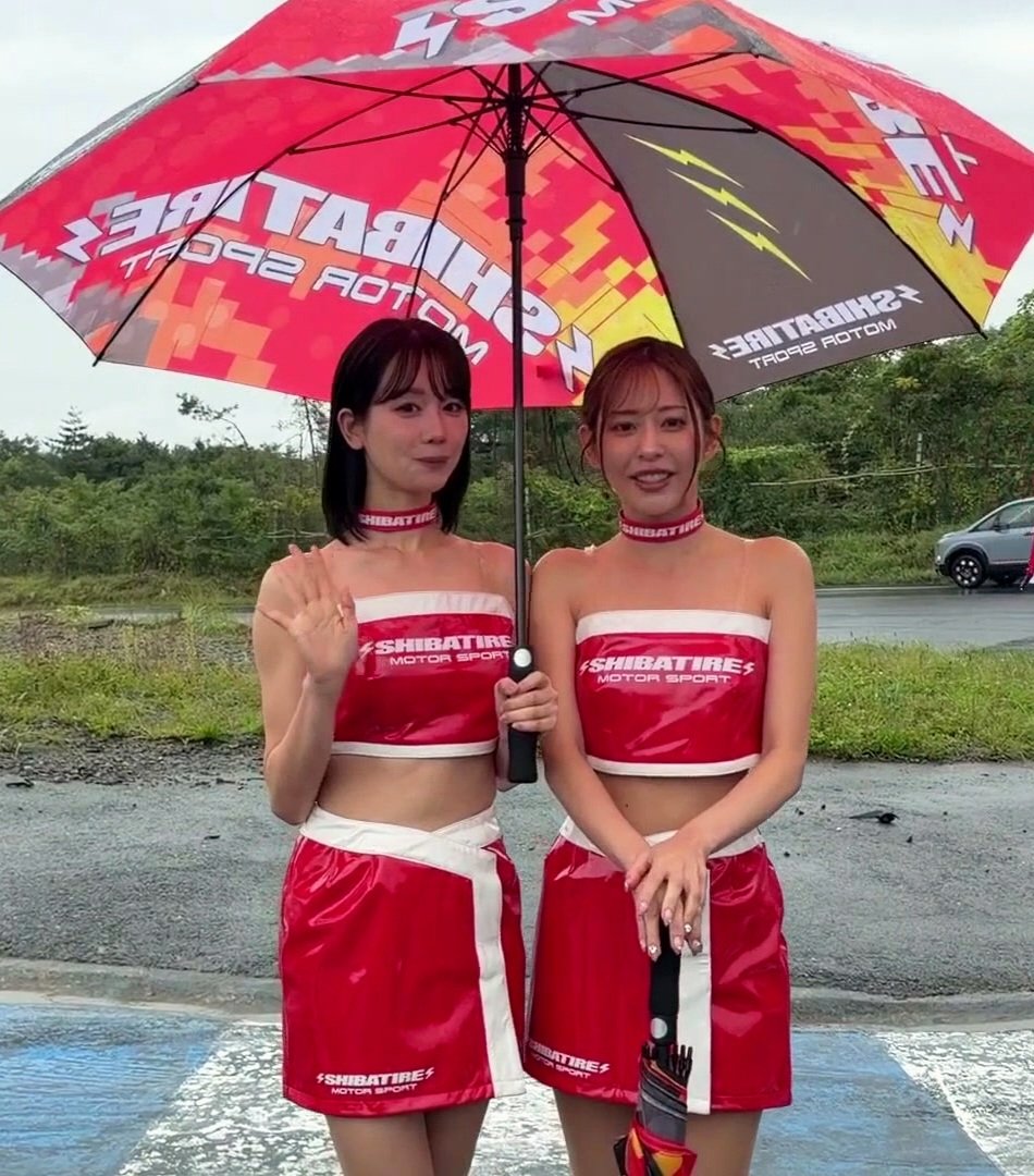 SHIBATIRE's tweet photo. D1GP Rd.5・Rd.6 エビス
SHIBATIRE GIRLS

Rd.5🌧️
#あらた唯 さん
#渡川もも さん
Rd.6☁️
渡川もも さん
#早川みゆき さん

シバタイヤ出場チーム.選手を
応援してくれ、笑顔で会場を盛り上げていただき、ありがとうございました✨

⚡SHIBATIRE ⚡× RYDANZ https://t.co/n1cB3dP91w