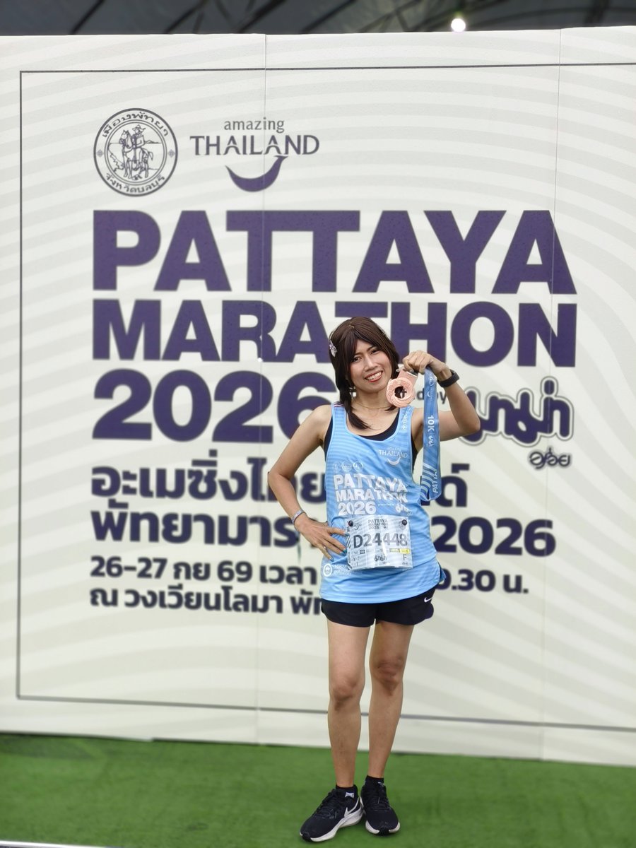 YunGJanGz's tweet photo. Pattaya Marathon 2026
#MiniMarathon #10K 
#Pattaya #Chonburi https://t.co/nPo68ElDkD