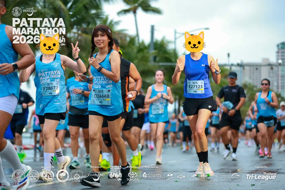 YunGJanGz's tweet photo. Pattaya Marathon 2026
#MiniMarathon #10K 
#Pattaya #Chonburi https://t.co/nPo68ElDkD
