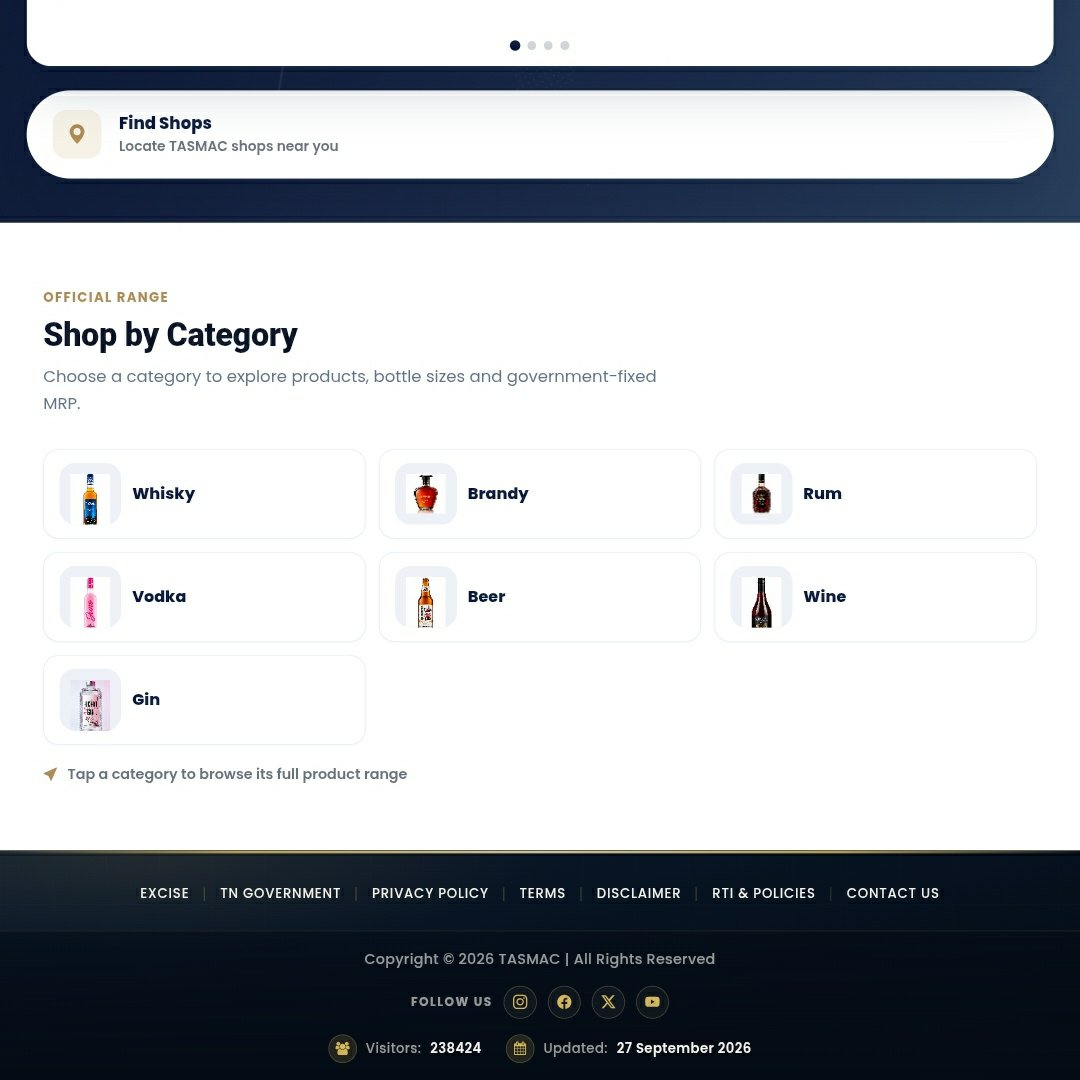 gouthamanbu's tweet photo. https://t.co/PZgiXqYtdC
Tamilnadu Government Create Amazing Website for Drink lovers
#டாஸ்மாக் #tasmac #wineshop #tamilnadu
@VigneshTvkCbe https://t.co/Lz3CUUnZ3Q
