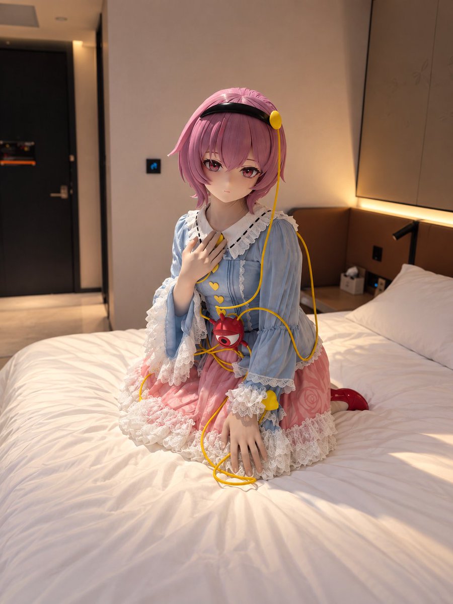 akazaakalin's tweet photo. #kigurumi #着ぐるみ #古明地さとり #TouhouProject https://t.co/Hl4sWclvXU