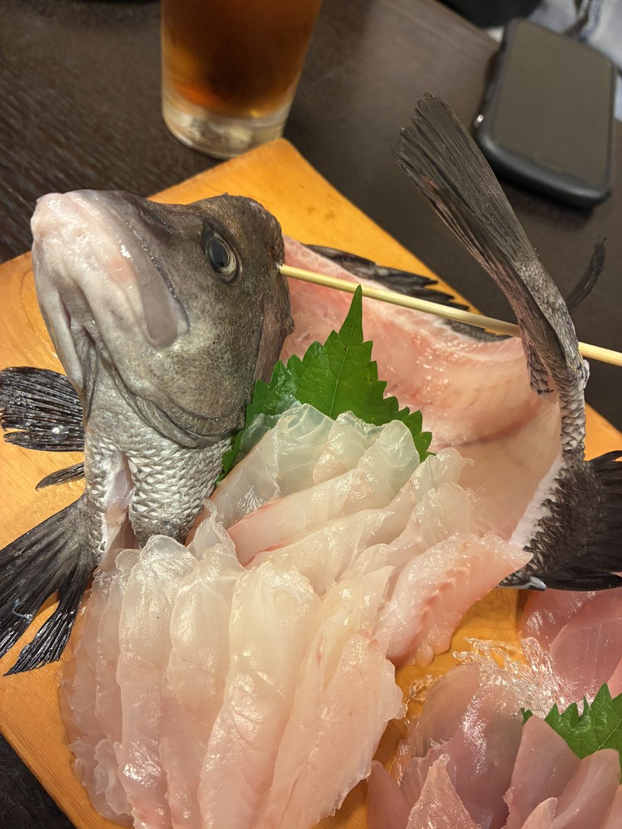 samebulu's tweet photo. 先日釣れた激レア魚ヒゲダイを食す！ https://t.co/oIV2hRzKKK