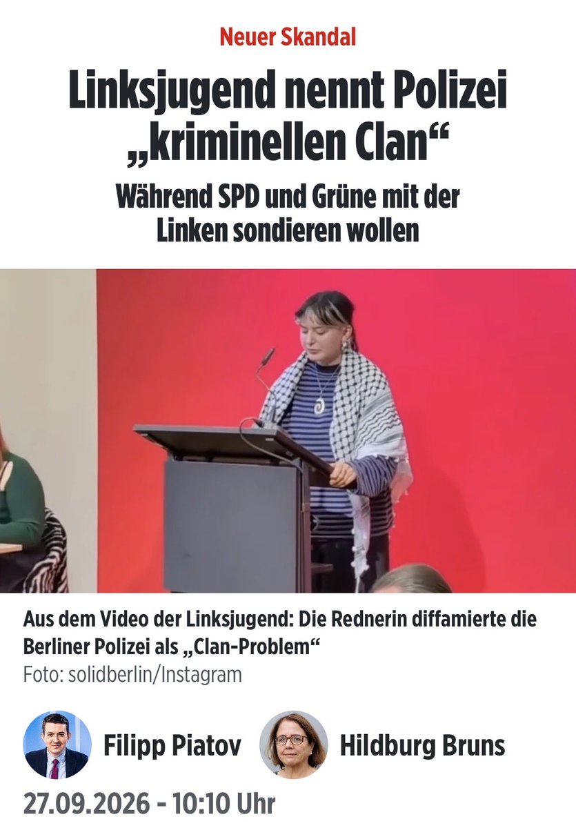 OKehrl's tweet photo. 👉🏽 SPD und Grüne wollen mit dieser Partei koalieren 👇🏽 https://t.co/kVJfw9ZpK2
