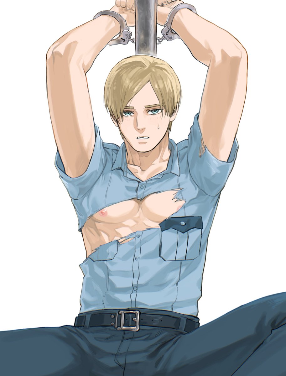 iti_iti__'s tweet photo. 👮‍♂️
#REBHFun #LeonKennedy https://t.co/F6oQ7cqyQW