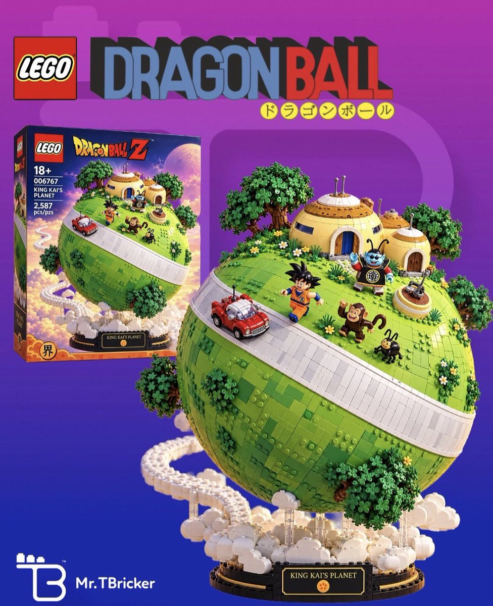 ShenronZ_'s tweet photo. Qué maravilla sería que uno de los kits que sacara próximamente @LEGO_Group de Dragon Ball fuera algo así https://t.co/wpiz4PRXqU