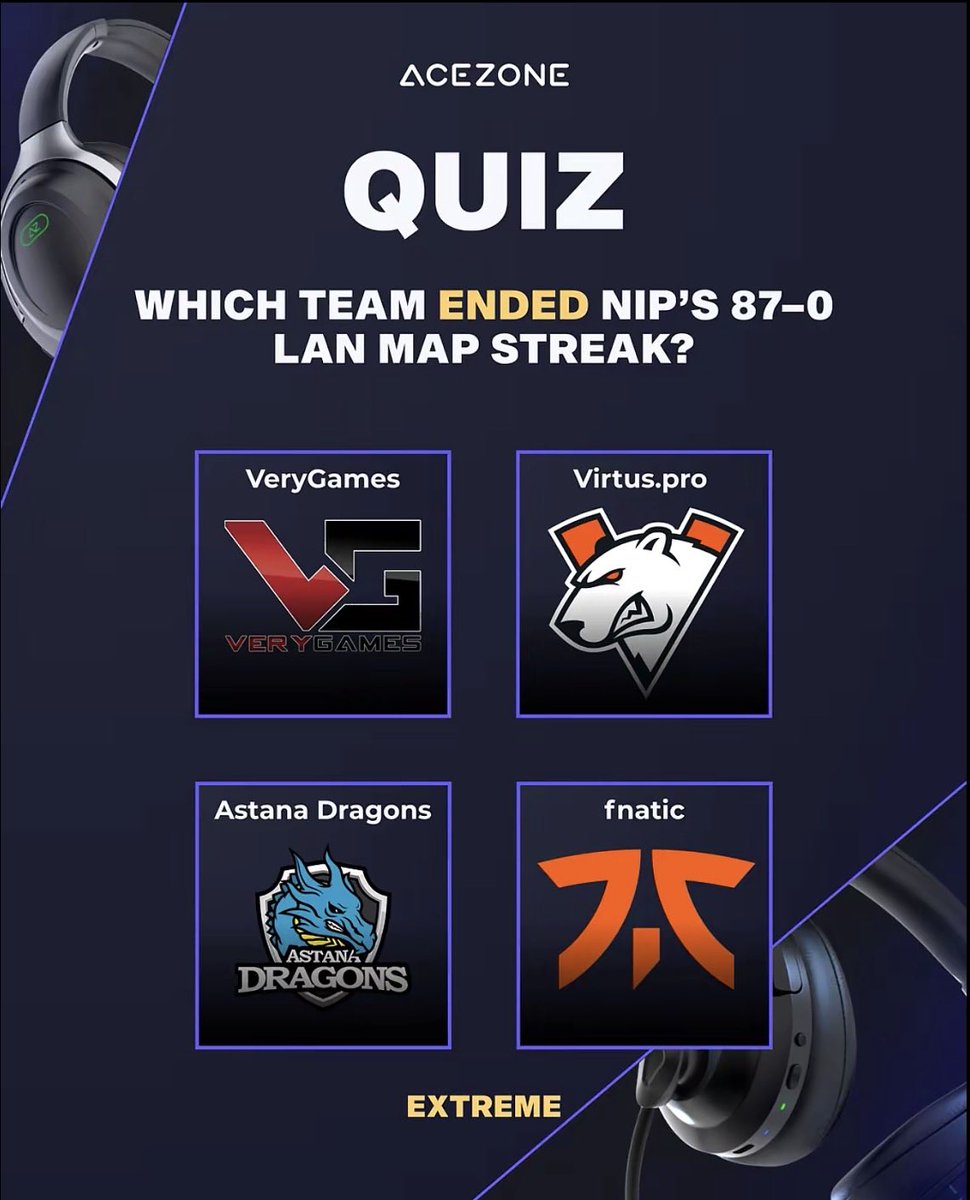 acezoneio's tweet photo. Who finally stopped NiP’s 87–0 streak? 👀 https://t.co/mKFd9GjrbA